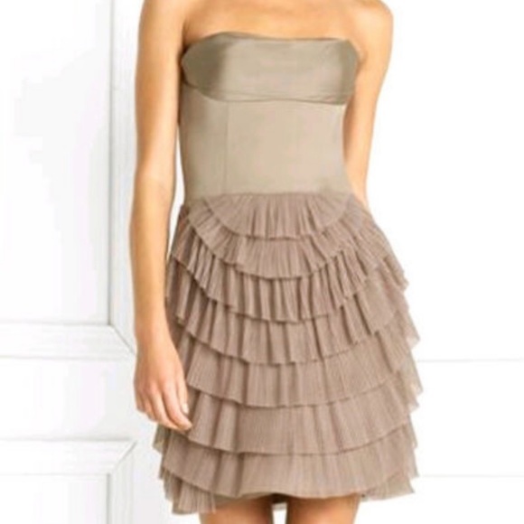 BCBG Max Azria Ruffle Cocktail Dress - Picture 3 of 5